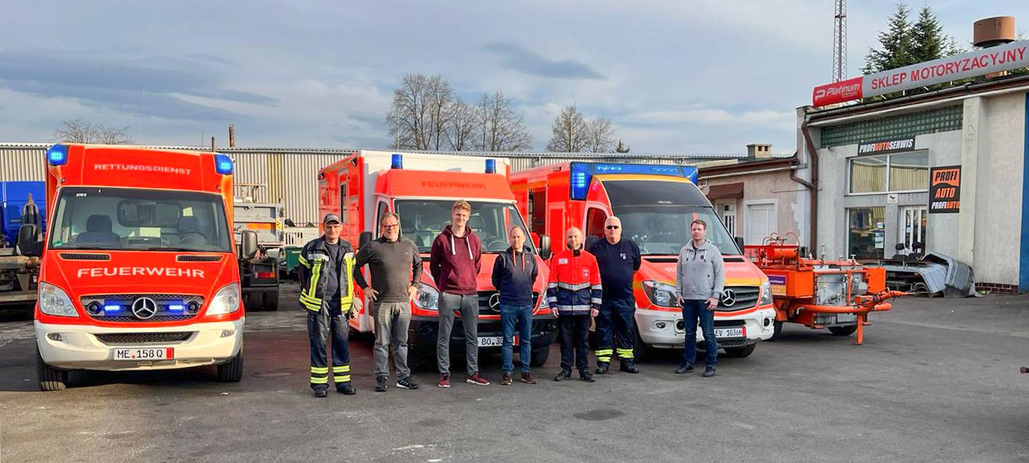Feuerwehren spenden Ausrüstung für Ukraine
