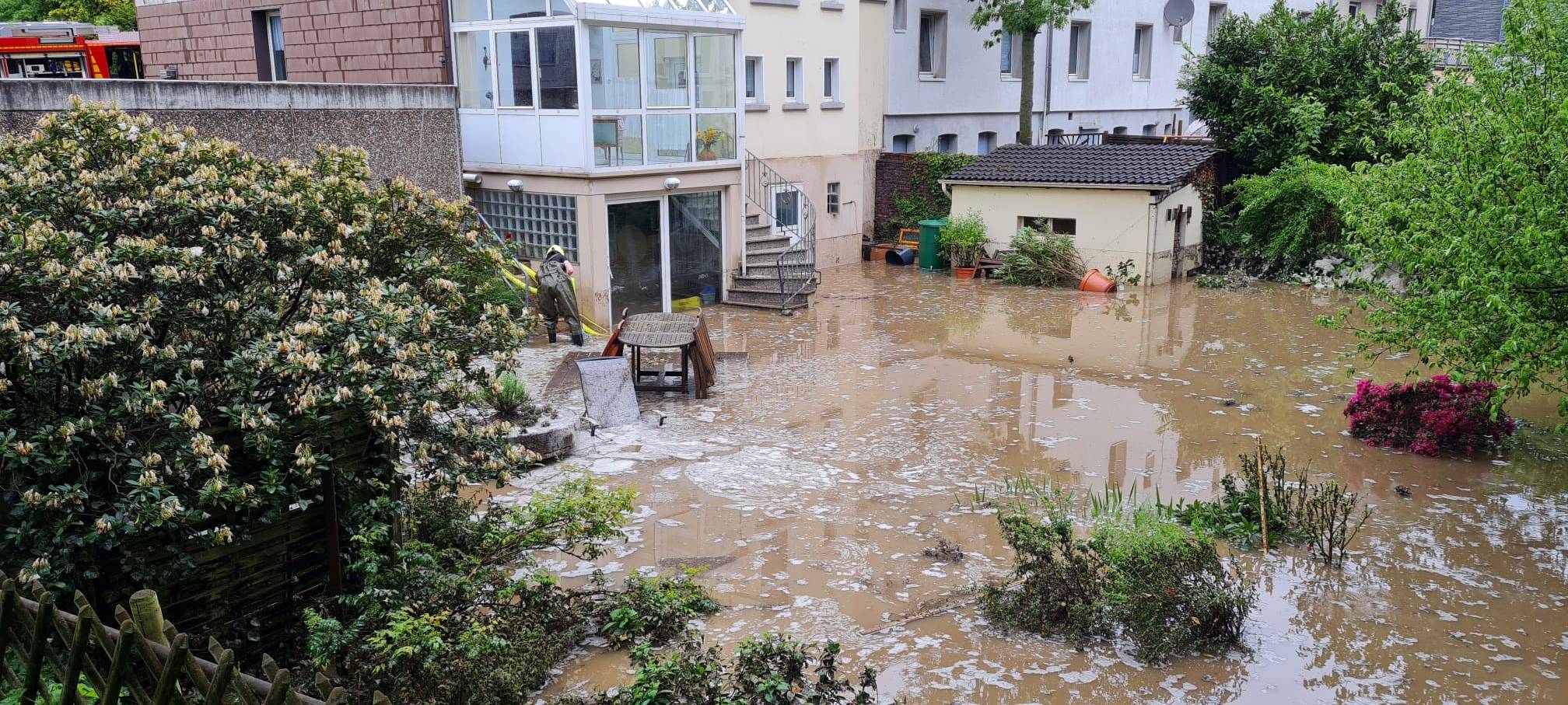 Nach Starkregen in Velbert