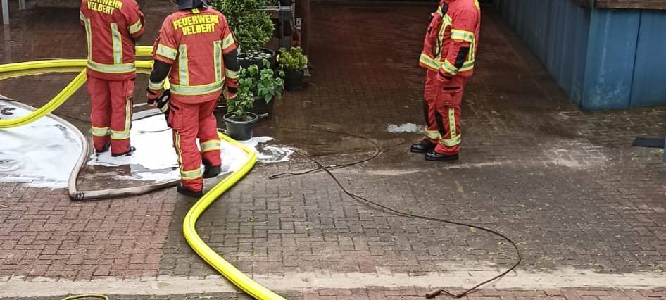 Nach Starkregen in Velbert