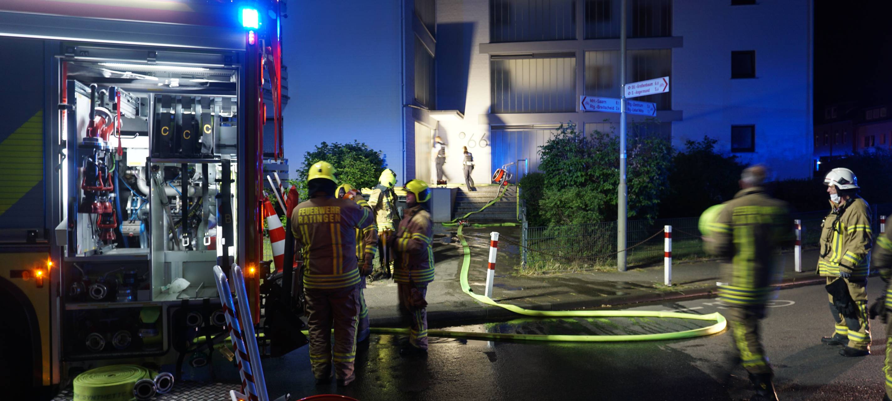Verletzter nach Kellerbrand in Ratingen-Lintorf