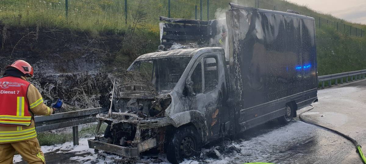 Feuer auf der A3