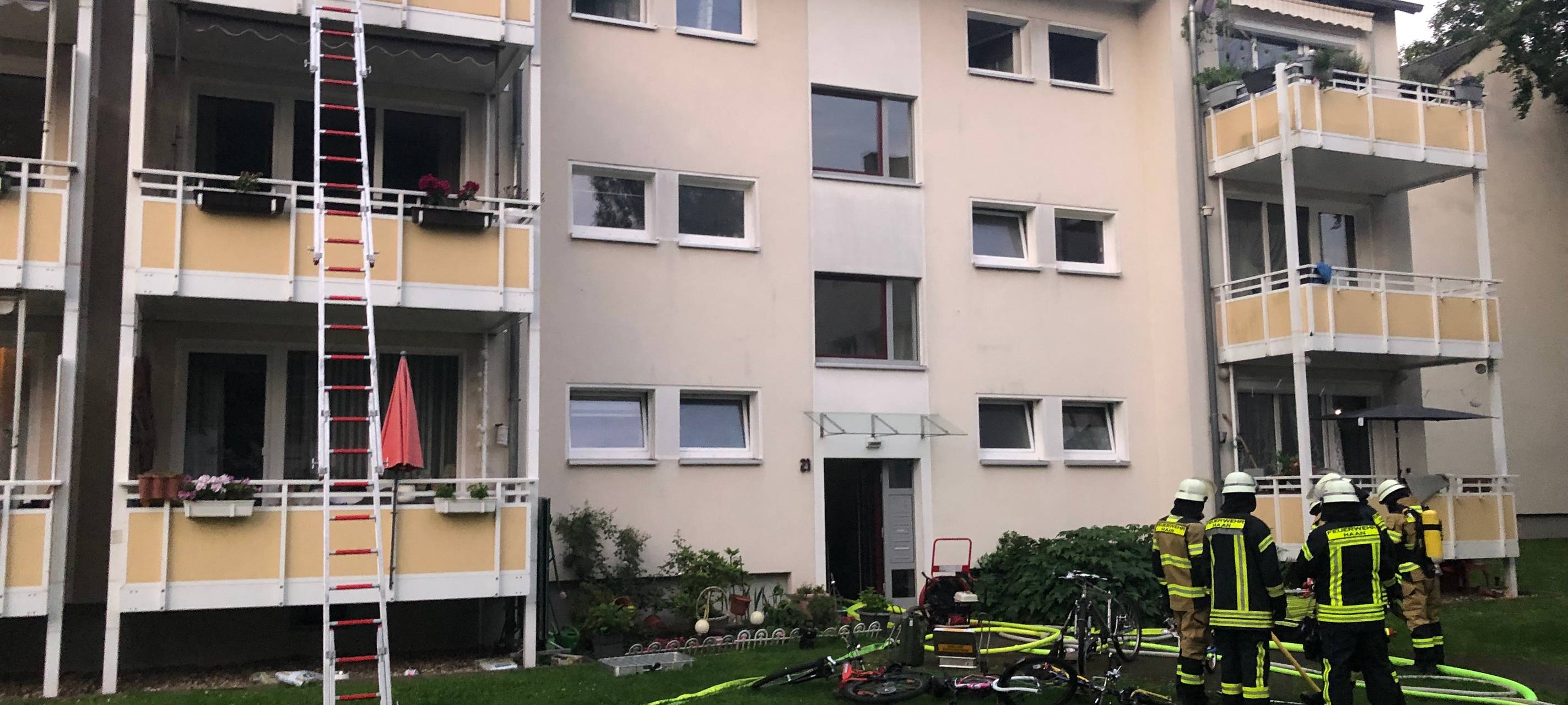 Kellerbrand in Haan