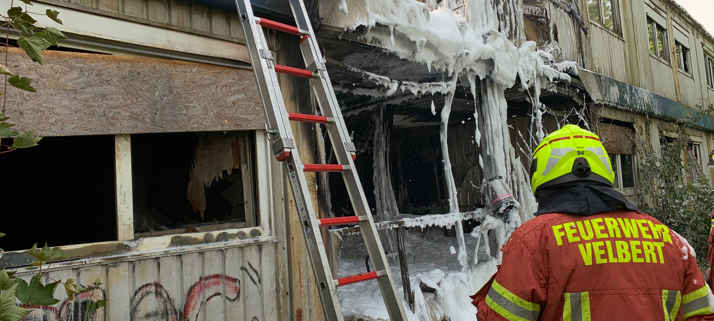 Feuer in Heiligenhaus: Brandstiftung wahrscheinlich