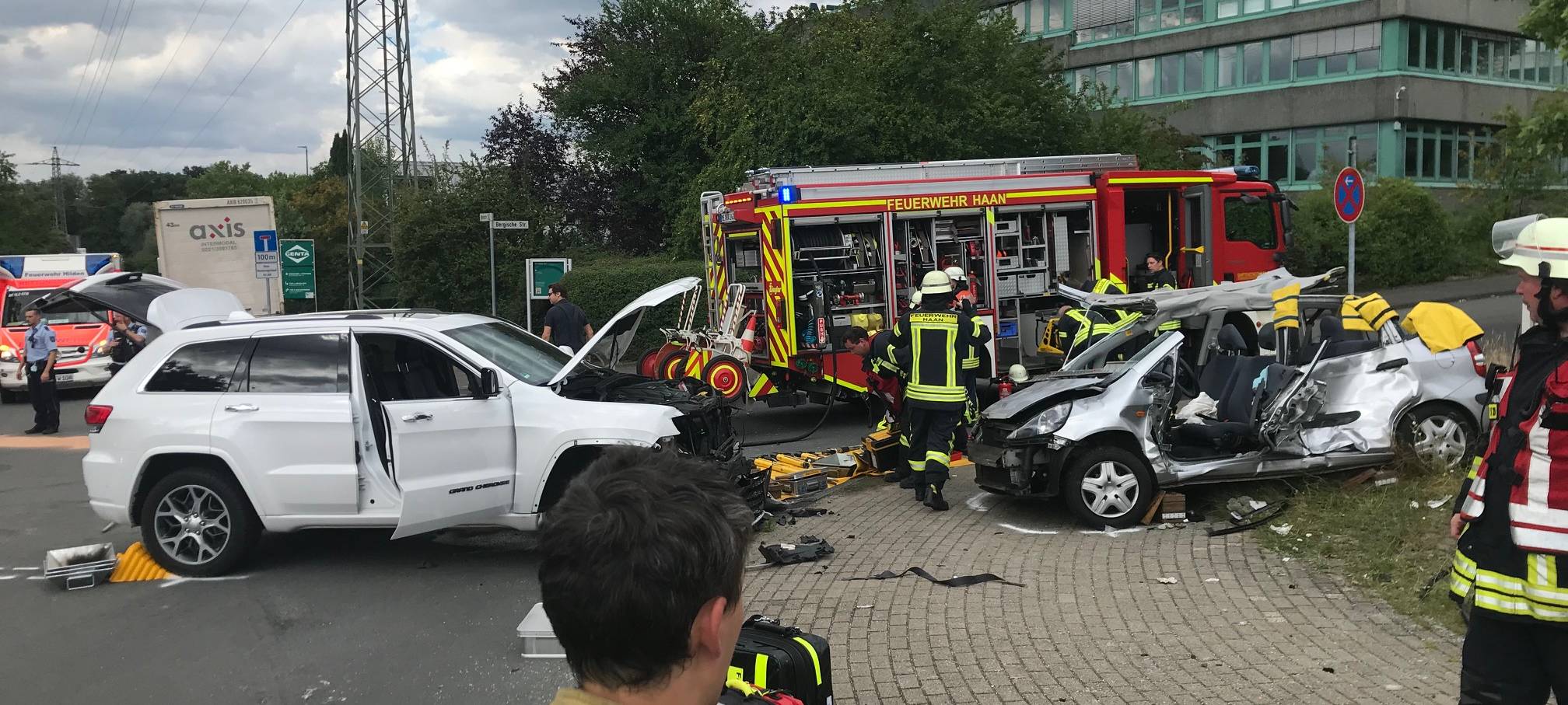 Unfall in Haan