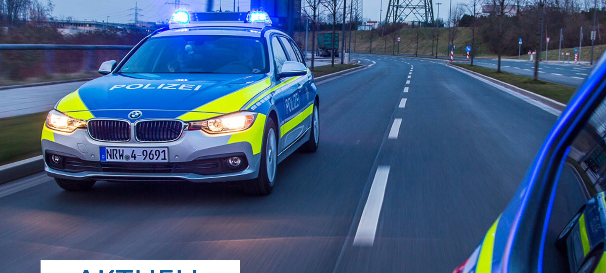 Auto raste durch Hildener Innenstadt