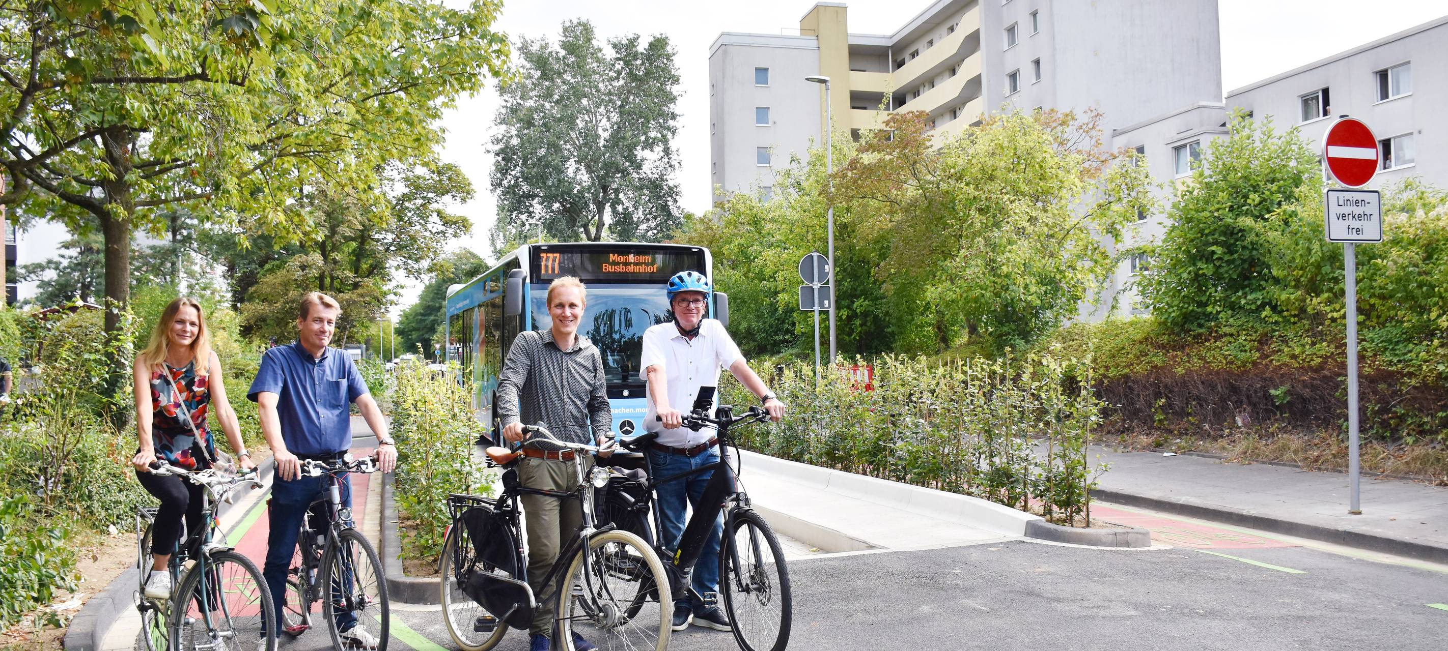 Monheims Radschnellweg wird immer länger