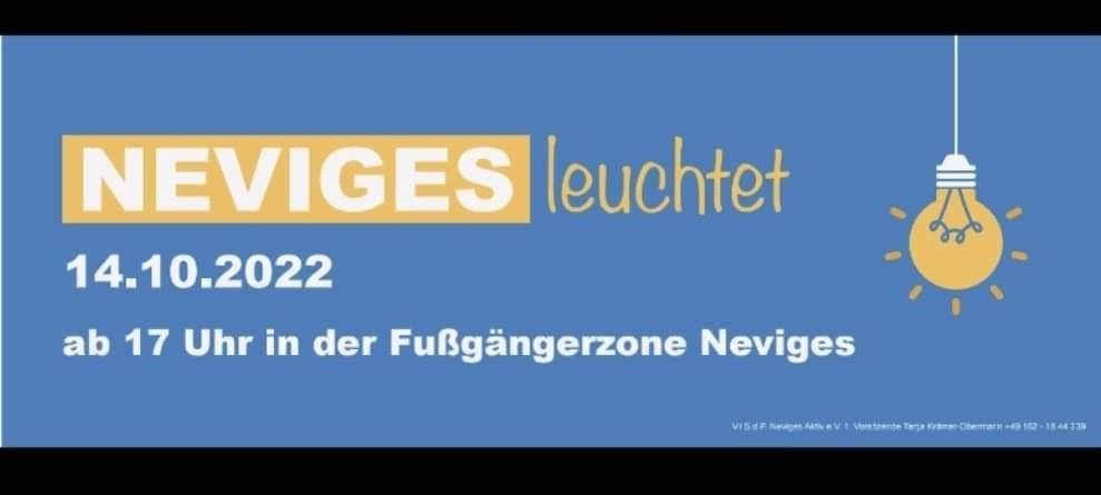 Neviges leuchtet am 14.10.