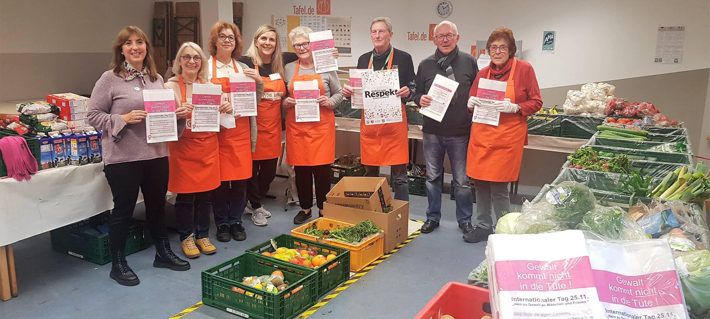 Gewalt kommt nicht in die Tüte