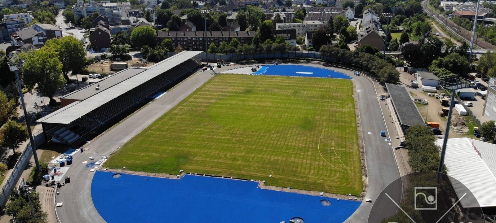 Ratinger Stadion fast fertig
