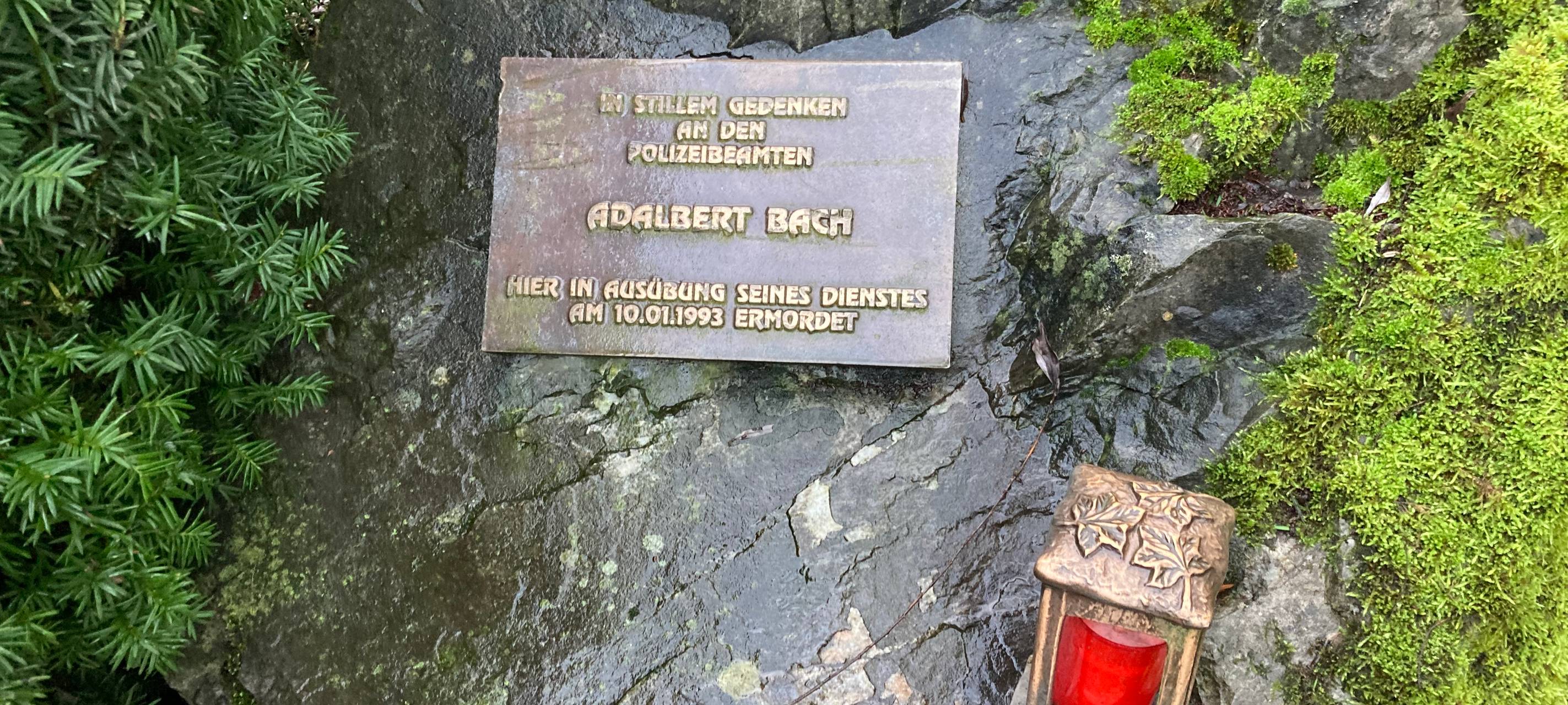 Polizei gedenkt getötetem Kollegen