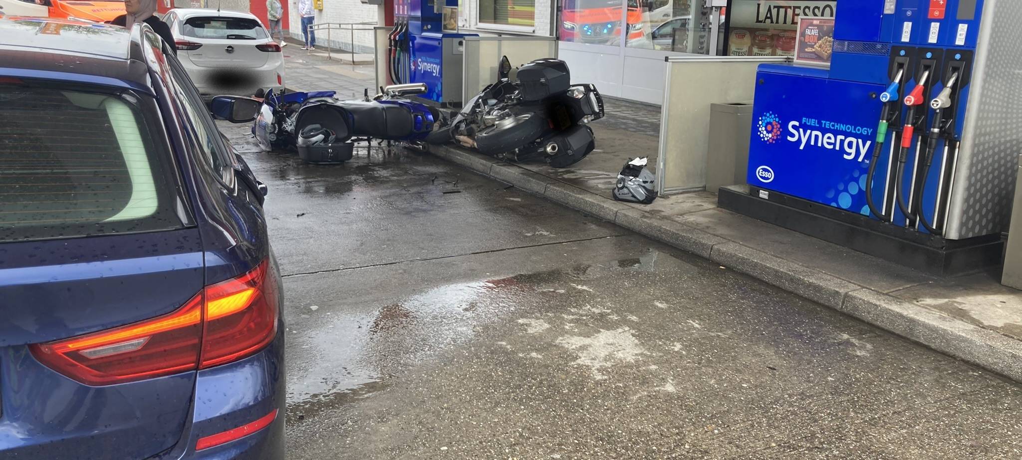 Unfall an Raststätte Hösel