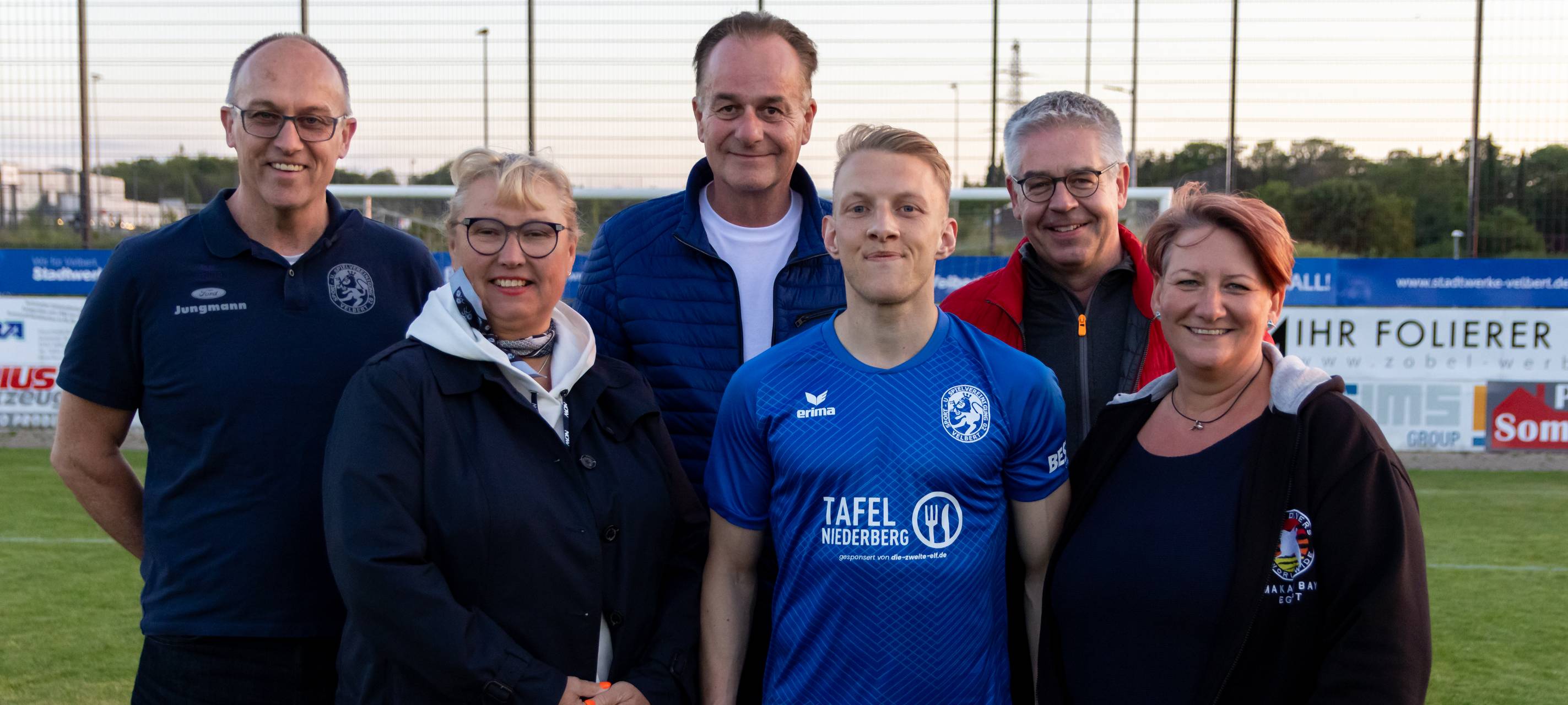 SSVg Velbert: Tafel Niederberg neuer Trikotsponsor