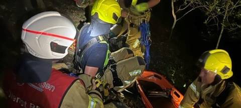 Mann aus Schlucht gerettet