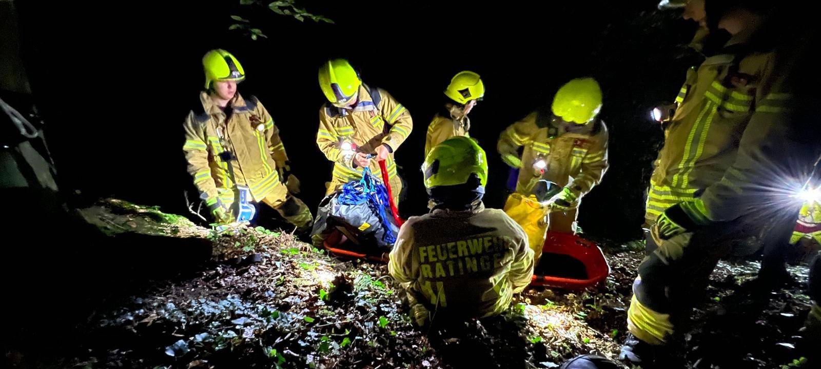 Mann aus Schlucht gerettet