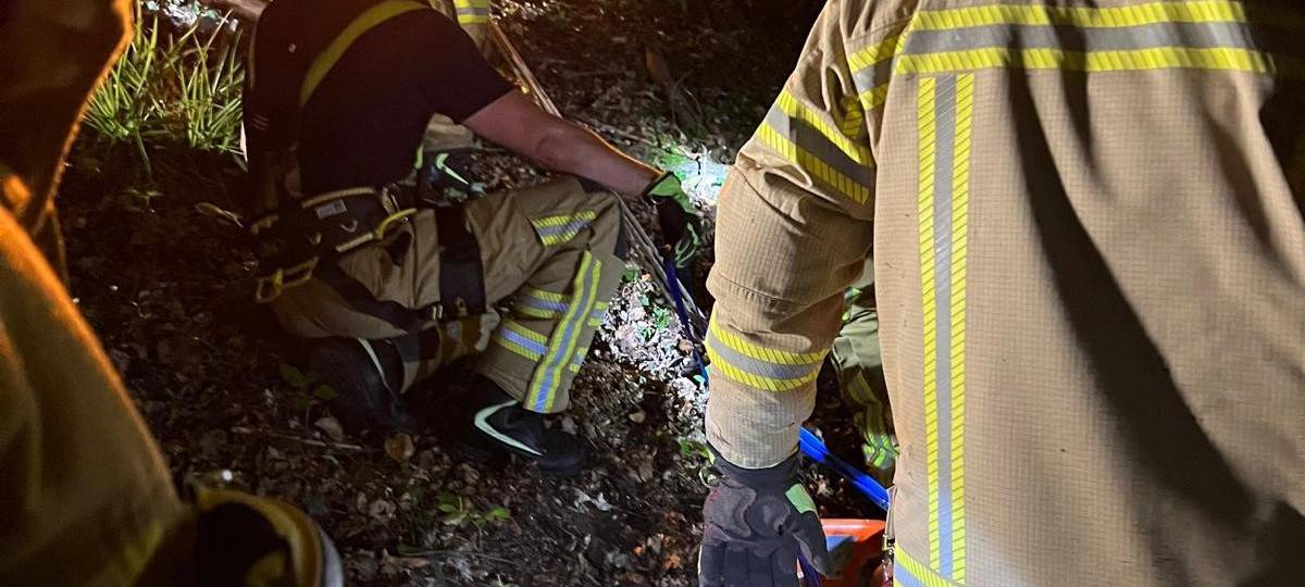 Mann aus Schlucht gerettet