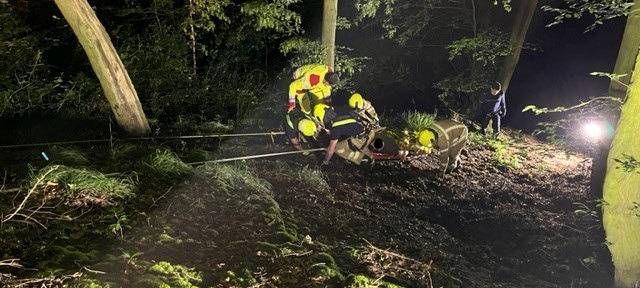 Mann aus Schlucht gerettet
