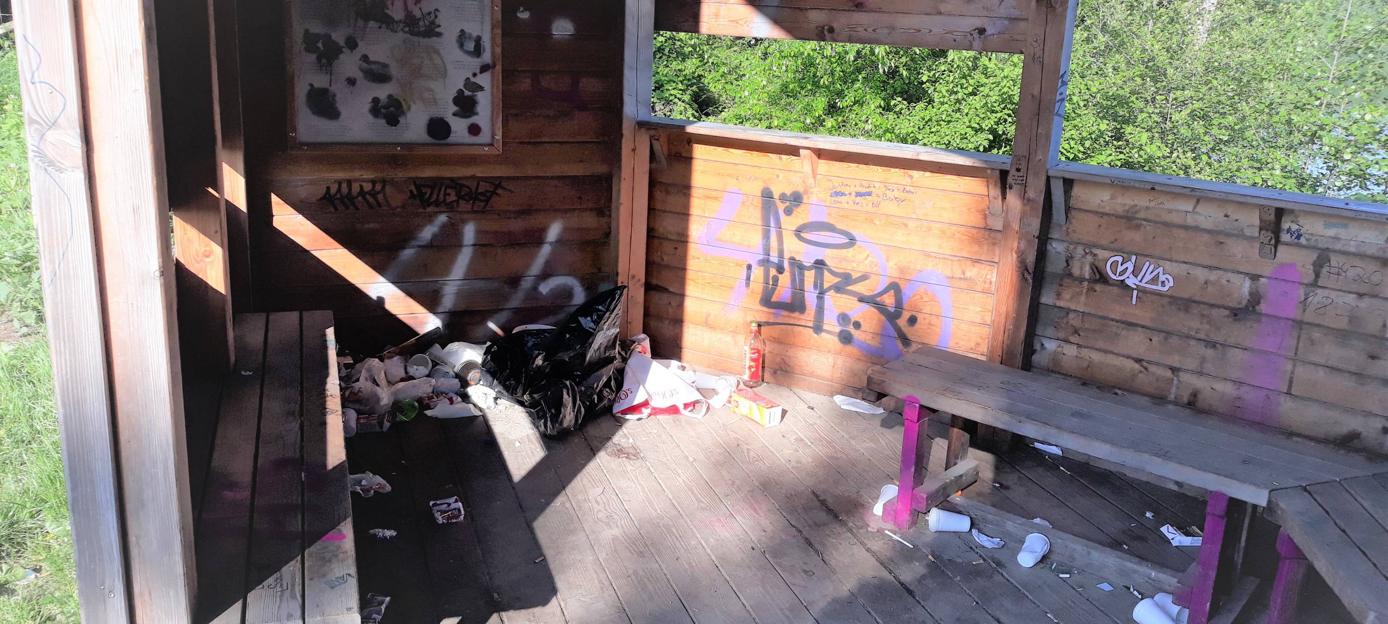 Immer wieder Vandalismus am Oerkhaussee in Hilden