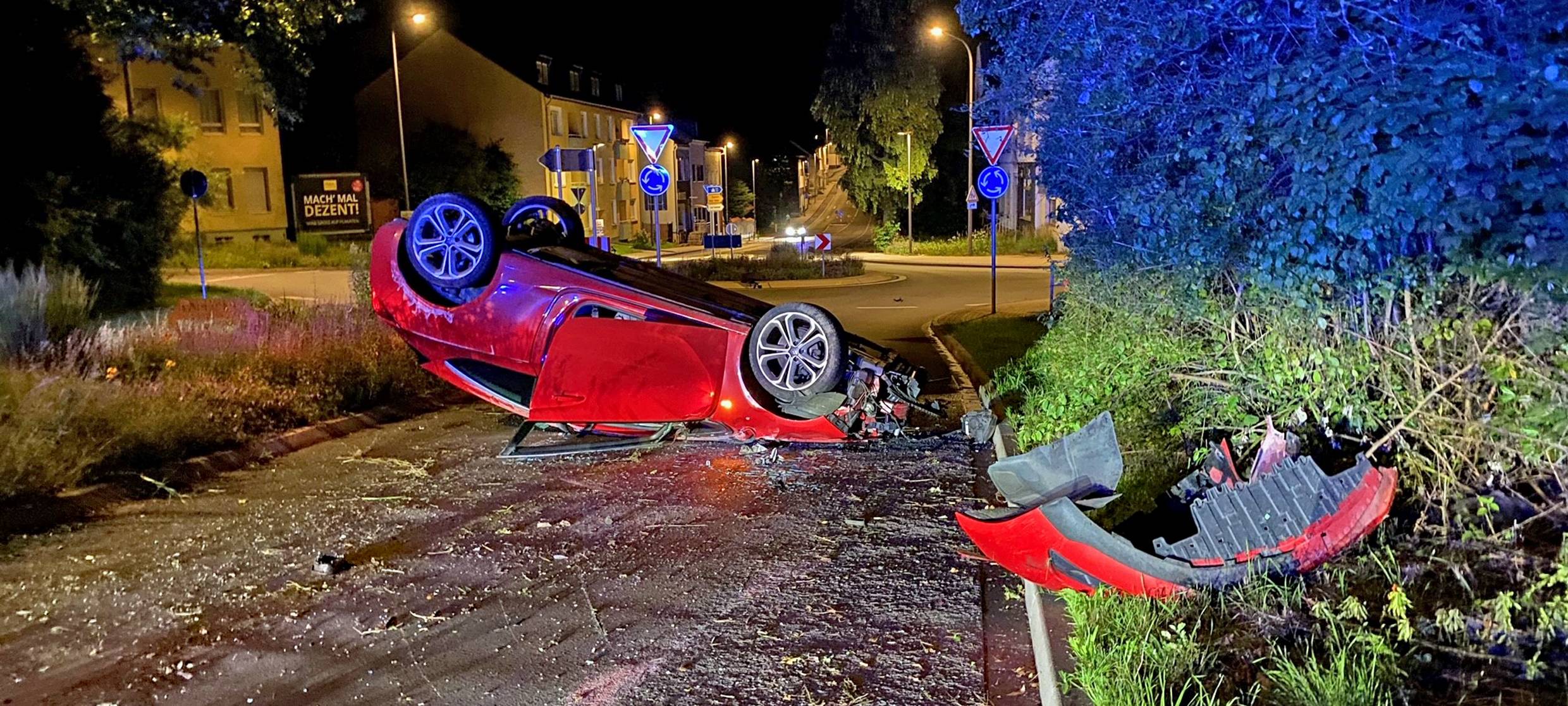 Schwerer Unfall in Wülfrath vergangene Nacht