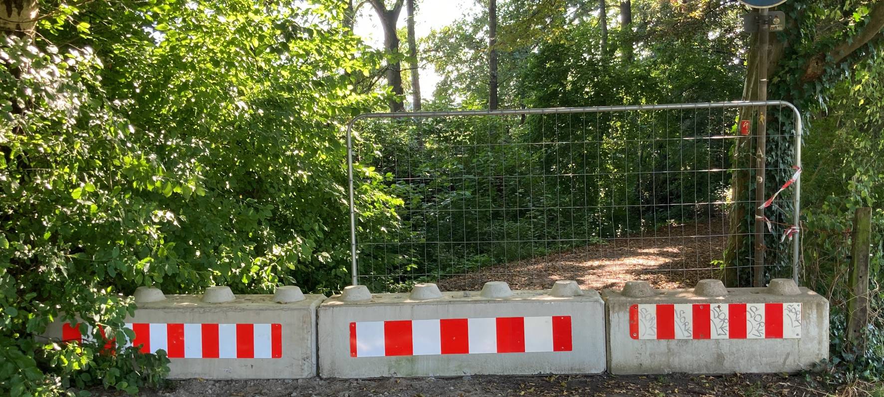 Betonblöcke für mehr Sicherheit