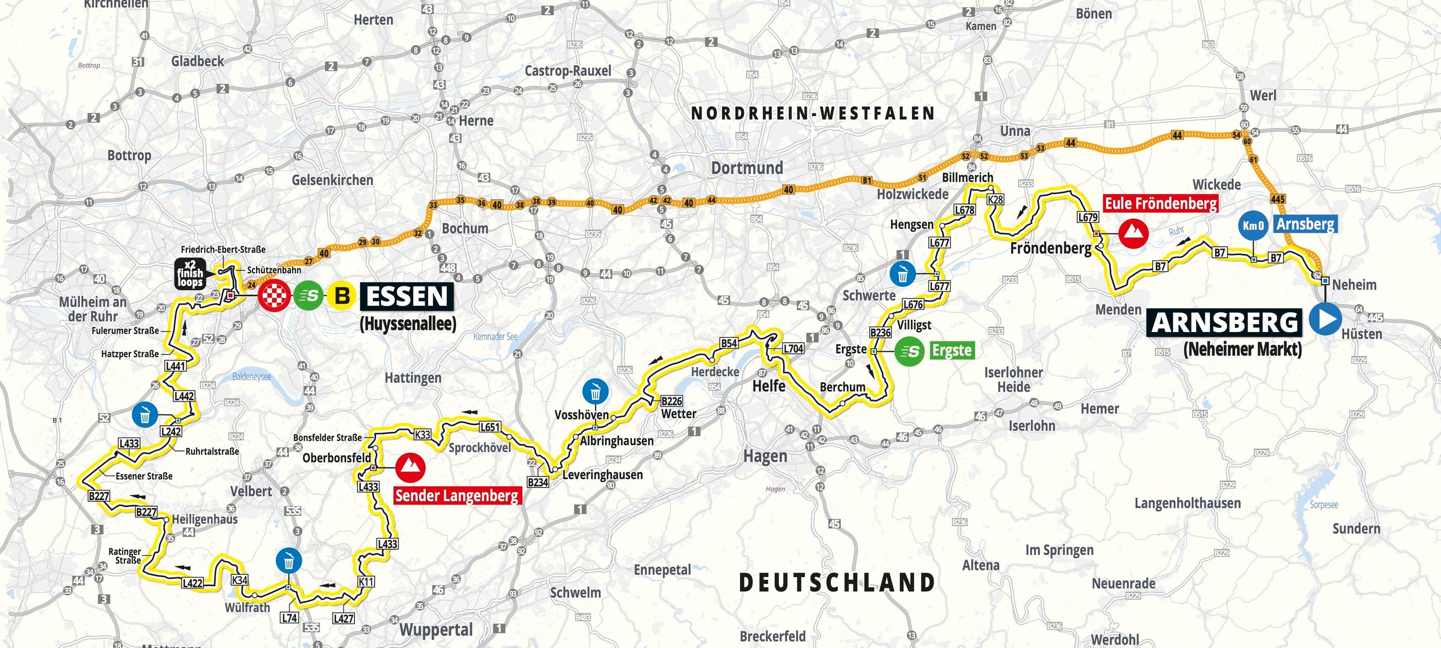 Radrennen Deutschland-Tour auch durch den Kreis ME