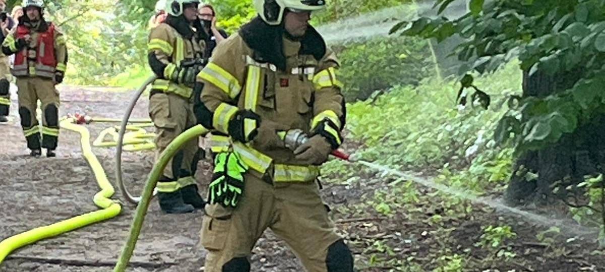 Großübung in Hilden