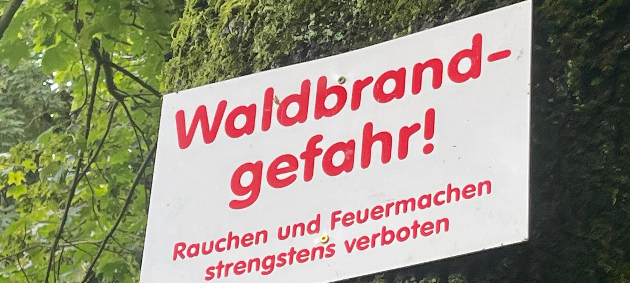 Deutscher Wetterdienst warnt vor Waldbrandgefahr