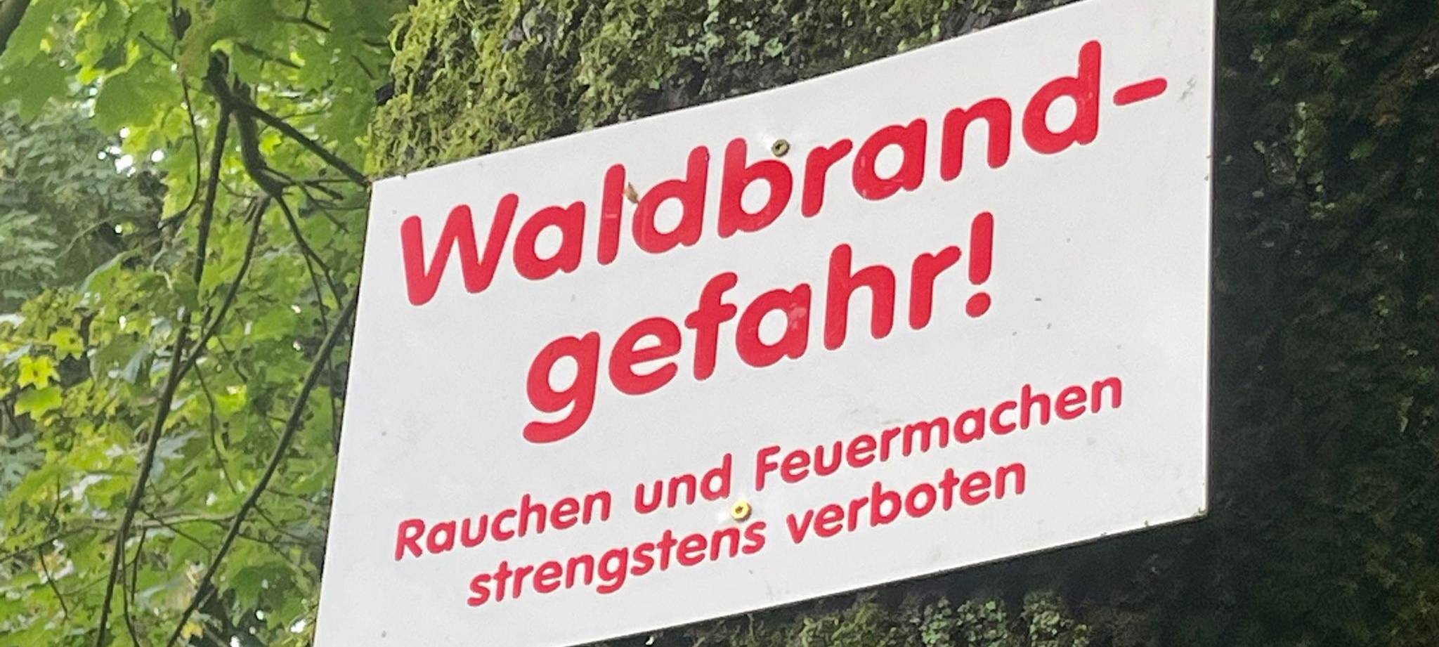 Erhöhte Waldbrandgefahr im Kreis Mettmann