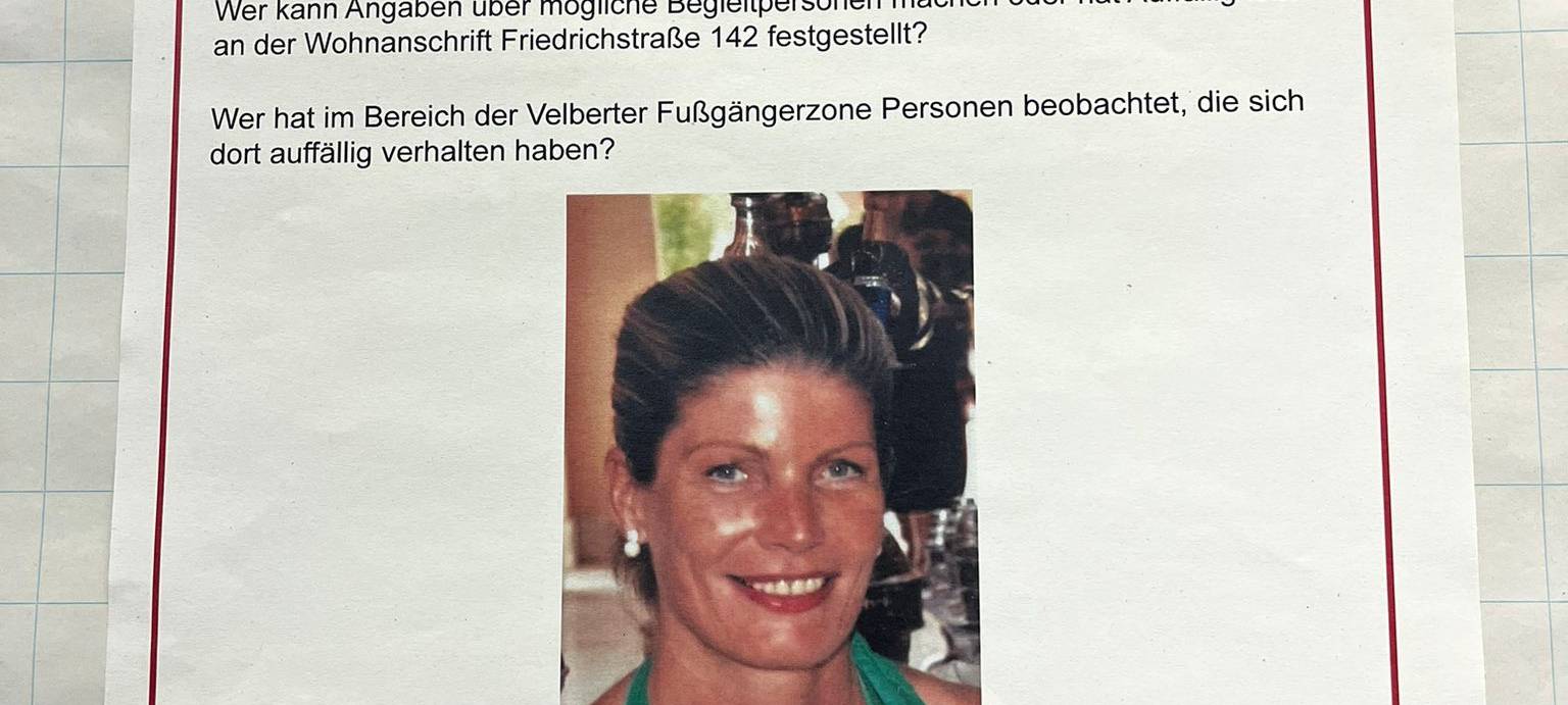 Velberter Cold Case: Prozess um Mord an Stewardess gestartet