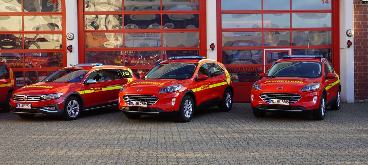 Moderne Fahrzeuge für die Feuerwehr