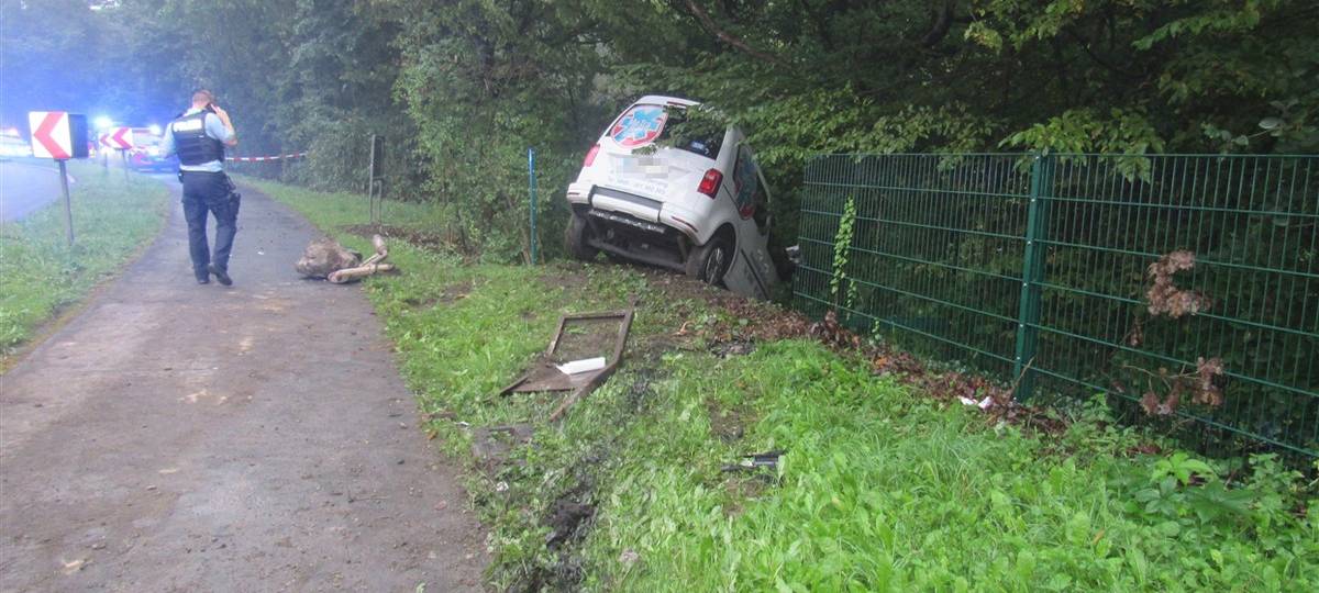 Unfall mit Krankentransporter auf der Talstraße
