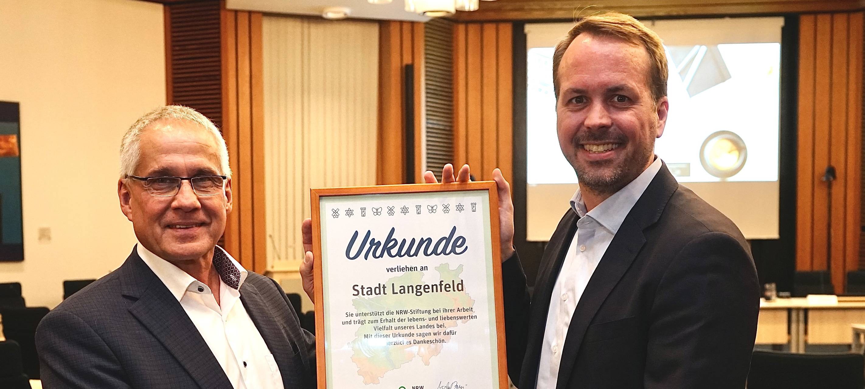 Langenfeld tritt Förderverein bei