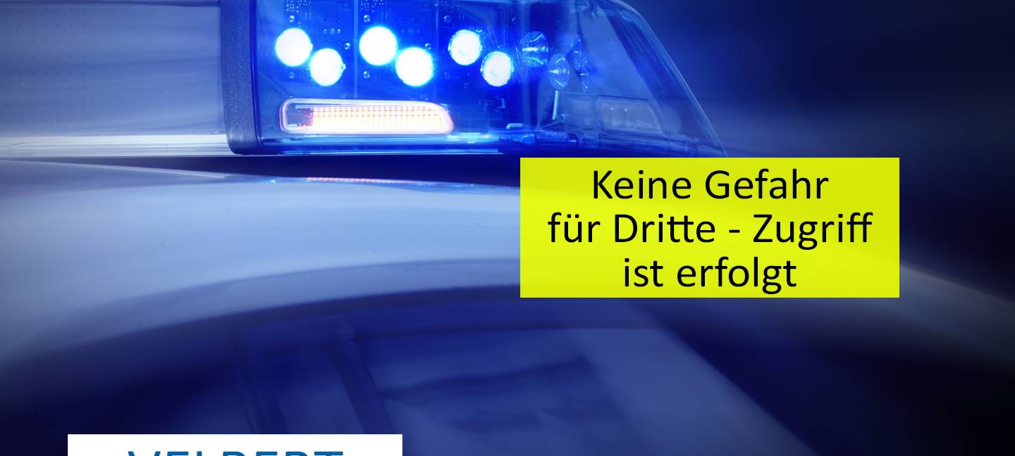 Polizeieinsatz in Velbert