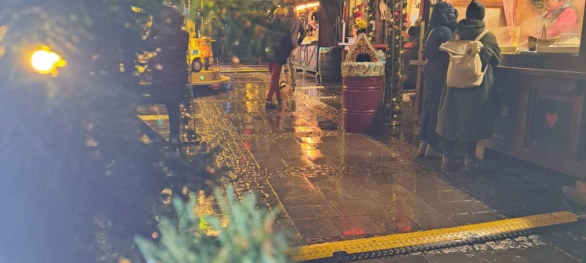 Vorbereitungen für Weihnachtsmarkt in Velbert