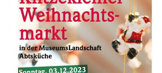 03.12.2023 Klitzekleiner Weihnachtsmarkt im Museum Abtsküche