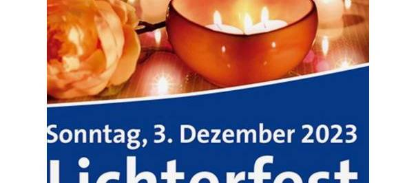 03.12.2023 Lichterfest im Neanderbad in Erkrath