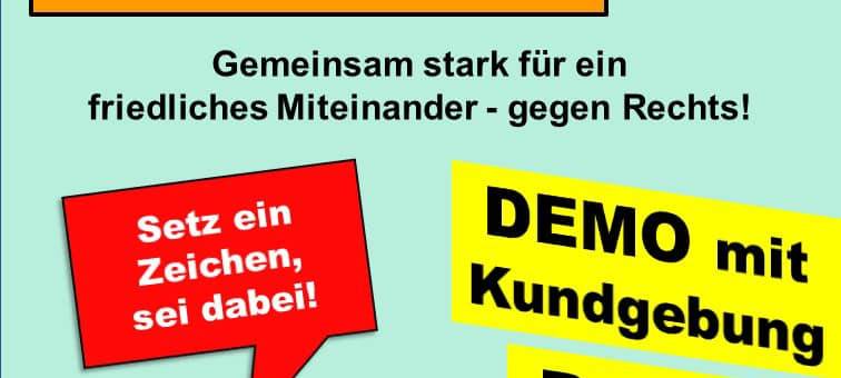 Demos gegen Rechtsextremismus
