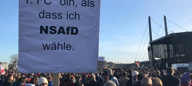 Demontrationen gegen AfD und Rechtsextremismus