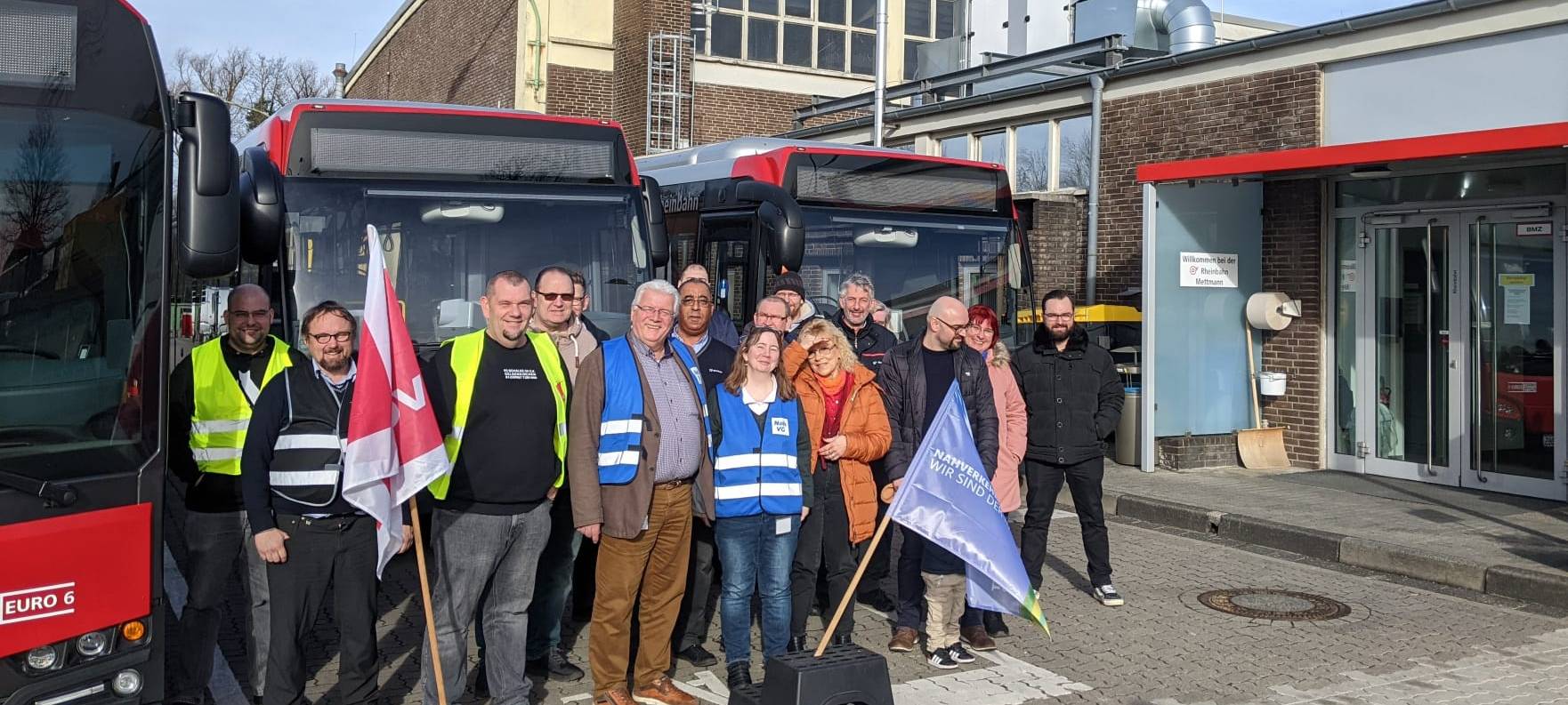 ÖPNV-Streik im Kreis Mettmann: Gewerkschaft zufrieden