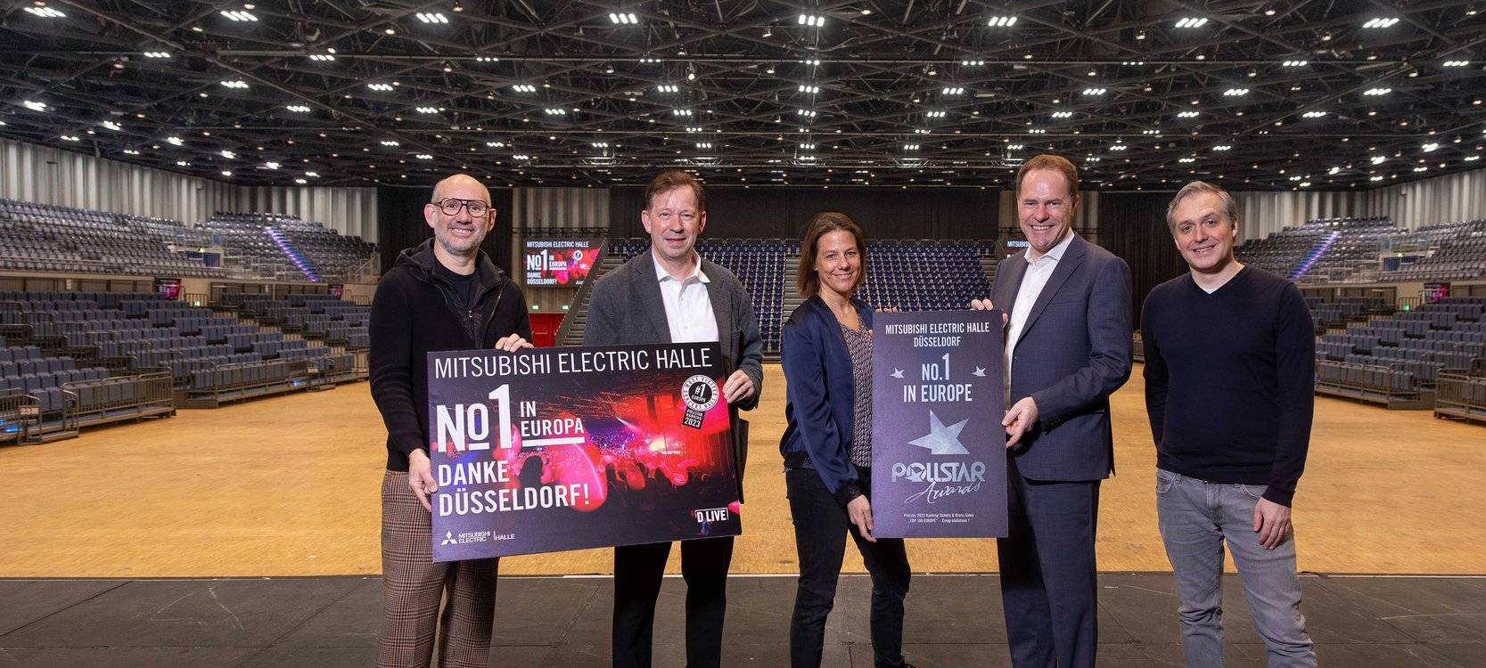 Platz 1 für Düsseldorfer Mitsubishi Electric Halle