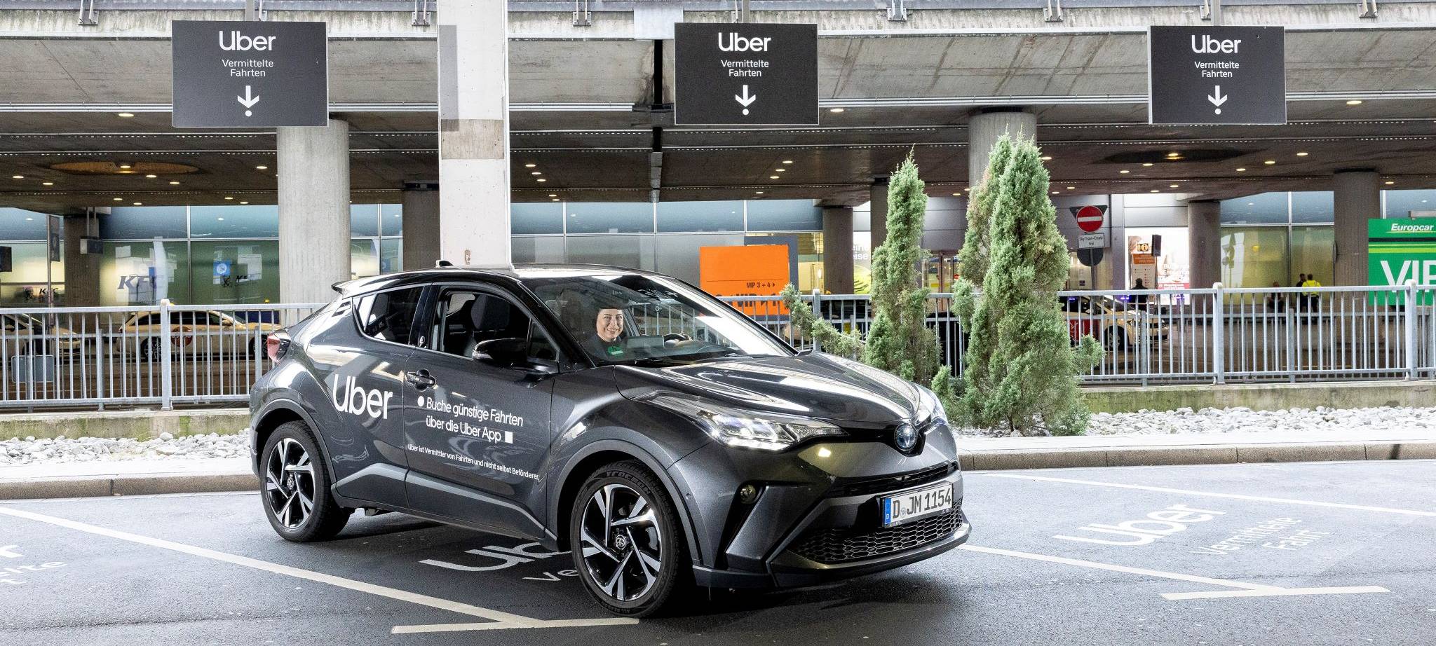 Mehr Uber am Flughafen