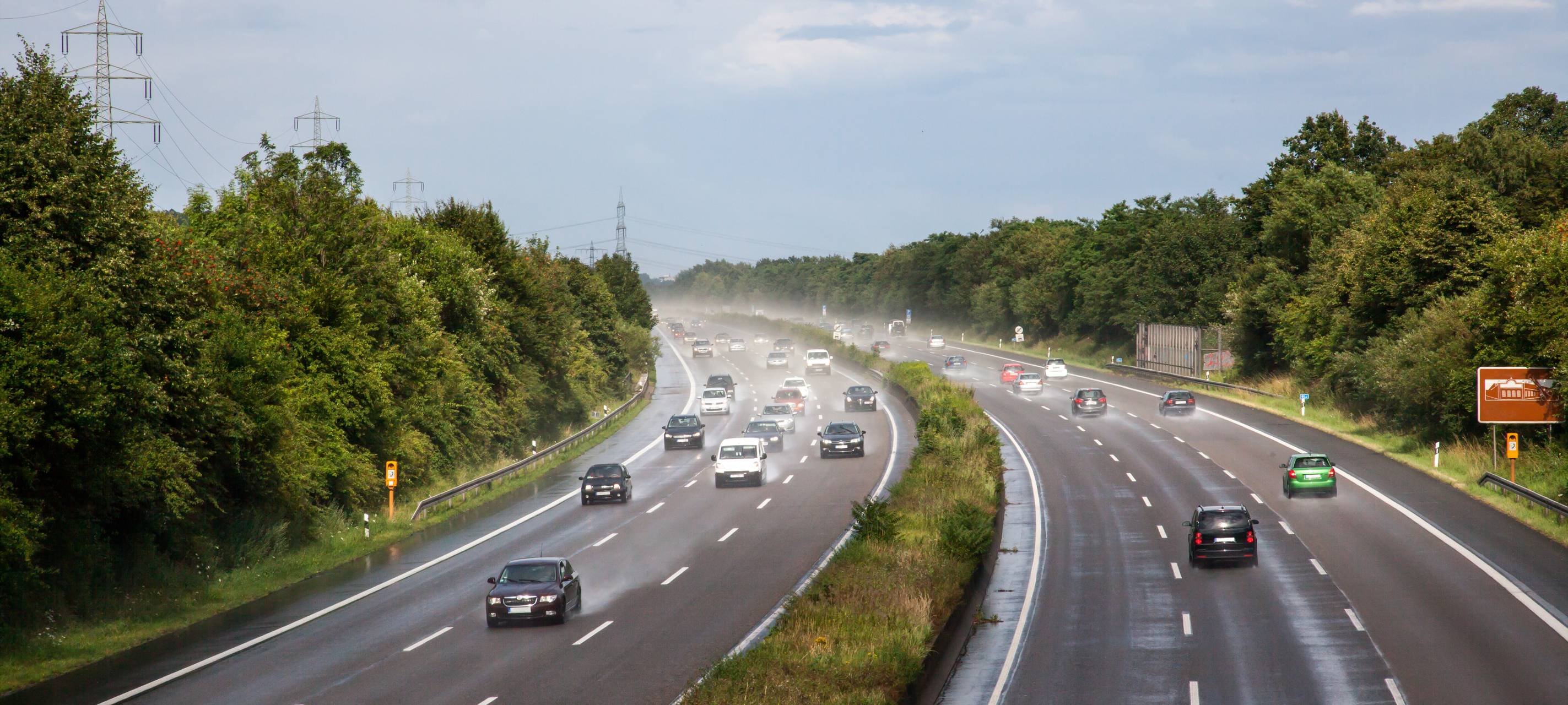 Hochzeitsgesellschaft blockiert A3