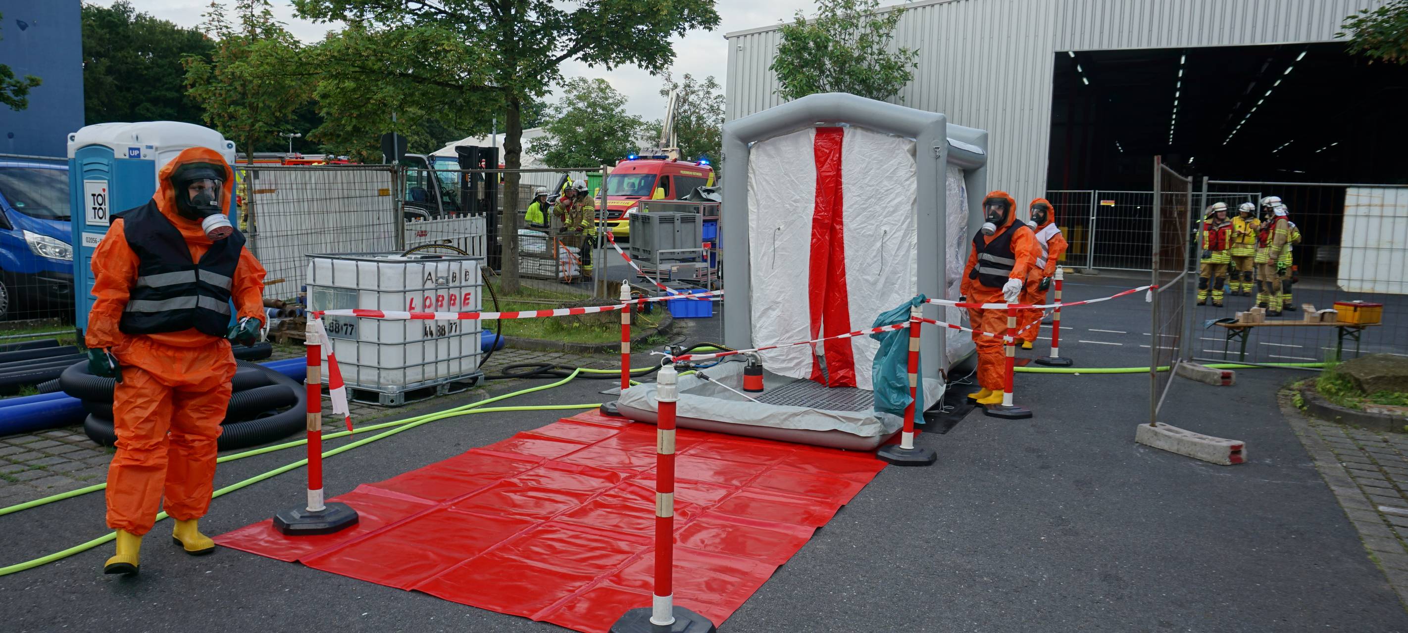 Feuerwehreinsatz: Ammoniak ausgetreten
