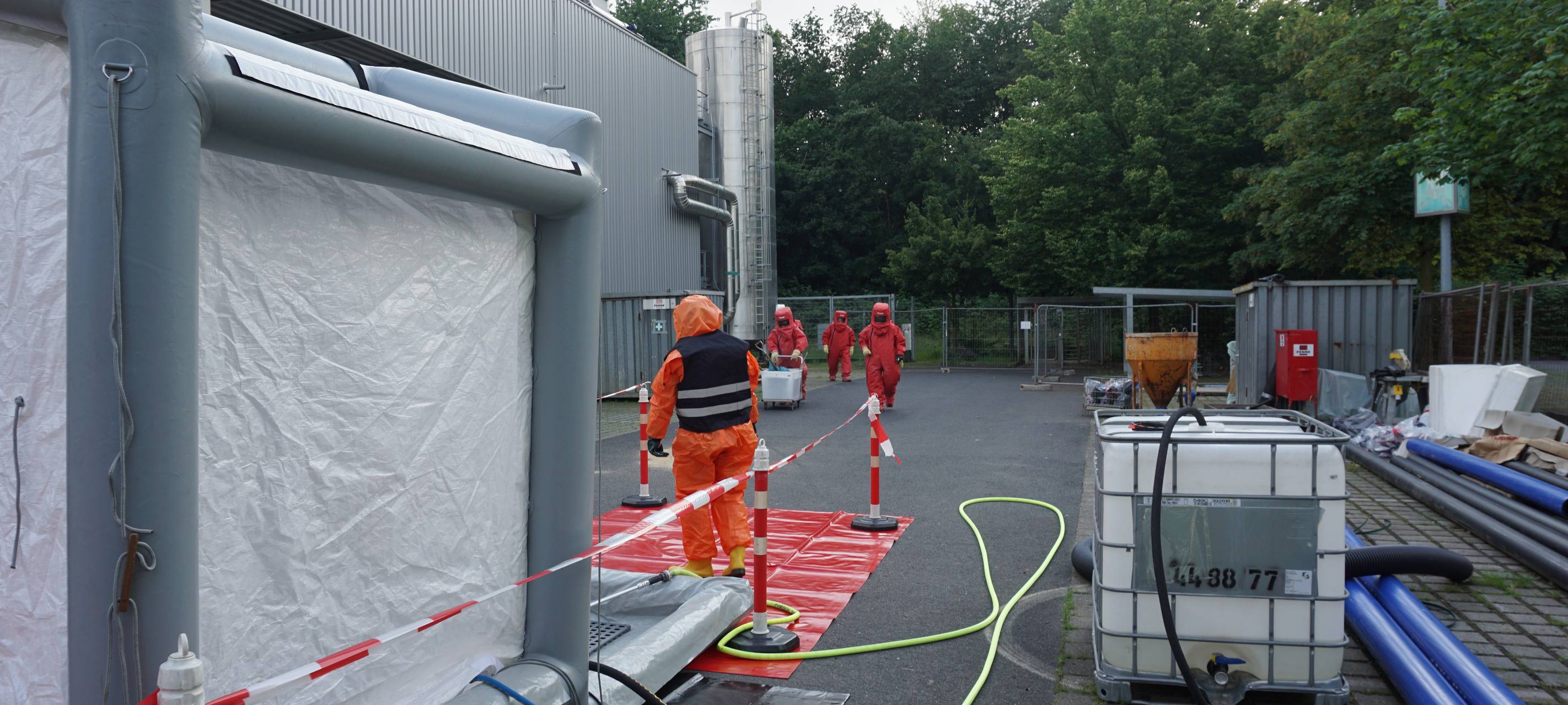 Feuerwehreinsatz: Ammoniak ausgetreten