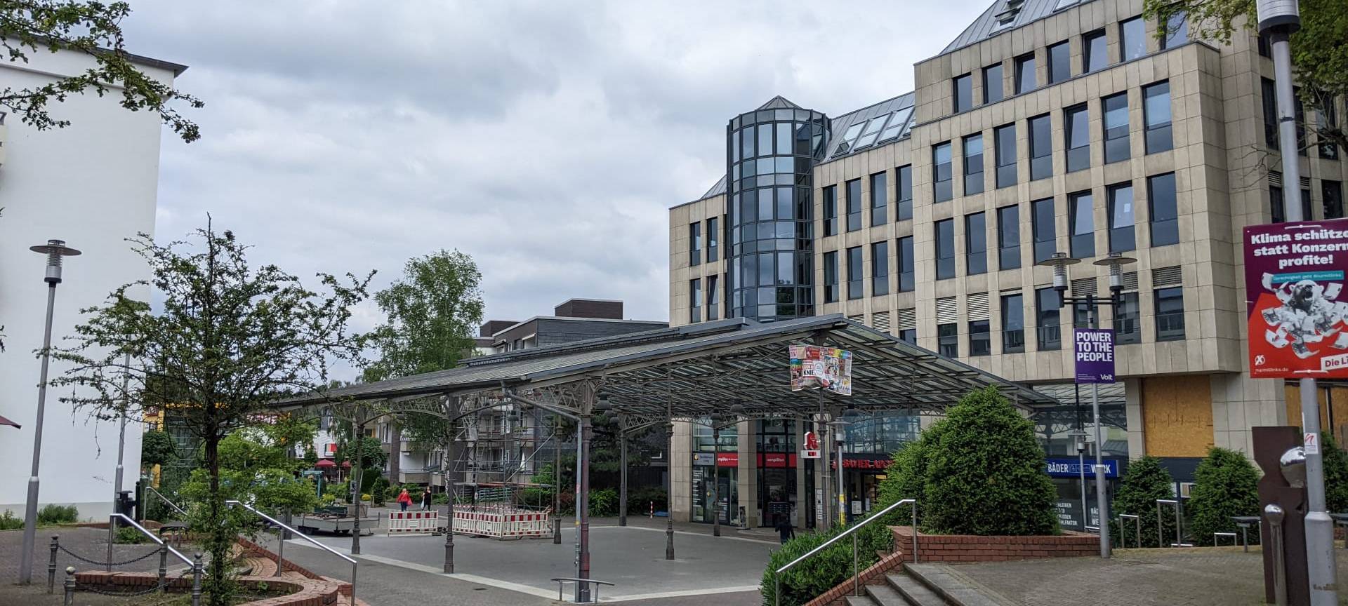 Alt-Erkrath: Arbeiten an Markthalle