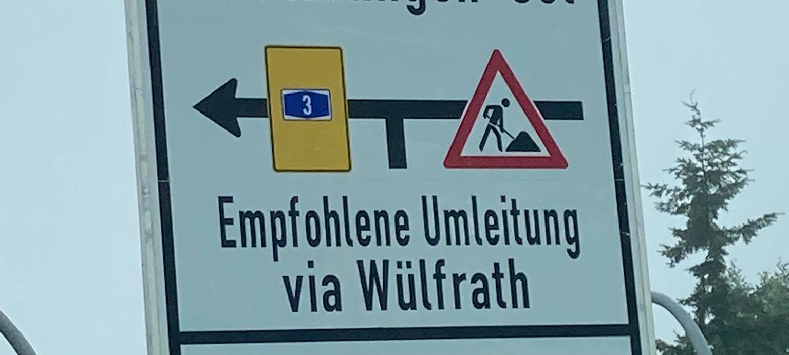 Brachter Straße ab Montag einspurig