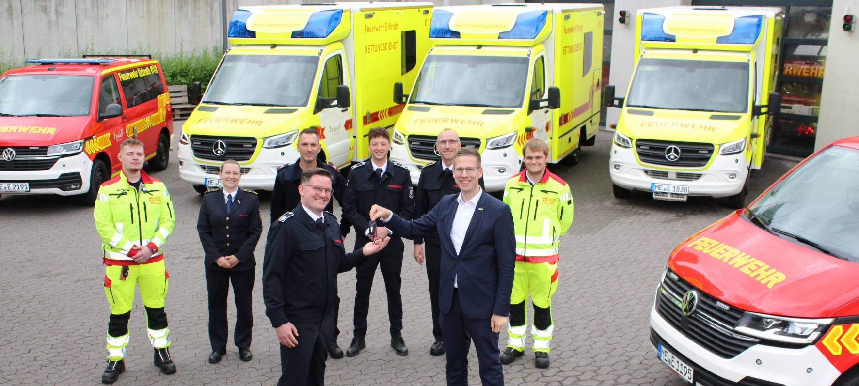 Feuerwehr Erkrath bekommt modernere Fahrzeuge