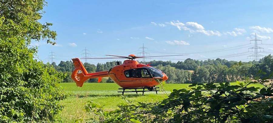 Rettungseinsatz in Heiligenhaus - Sperrung für Autofahrer