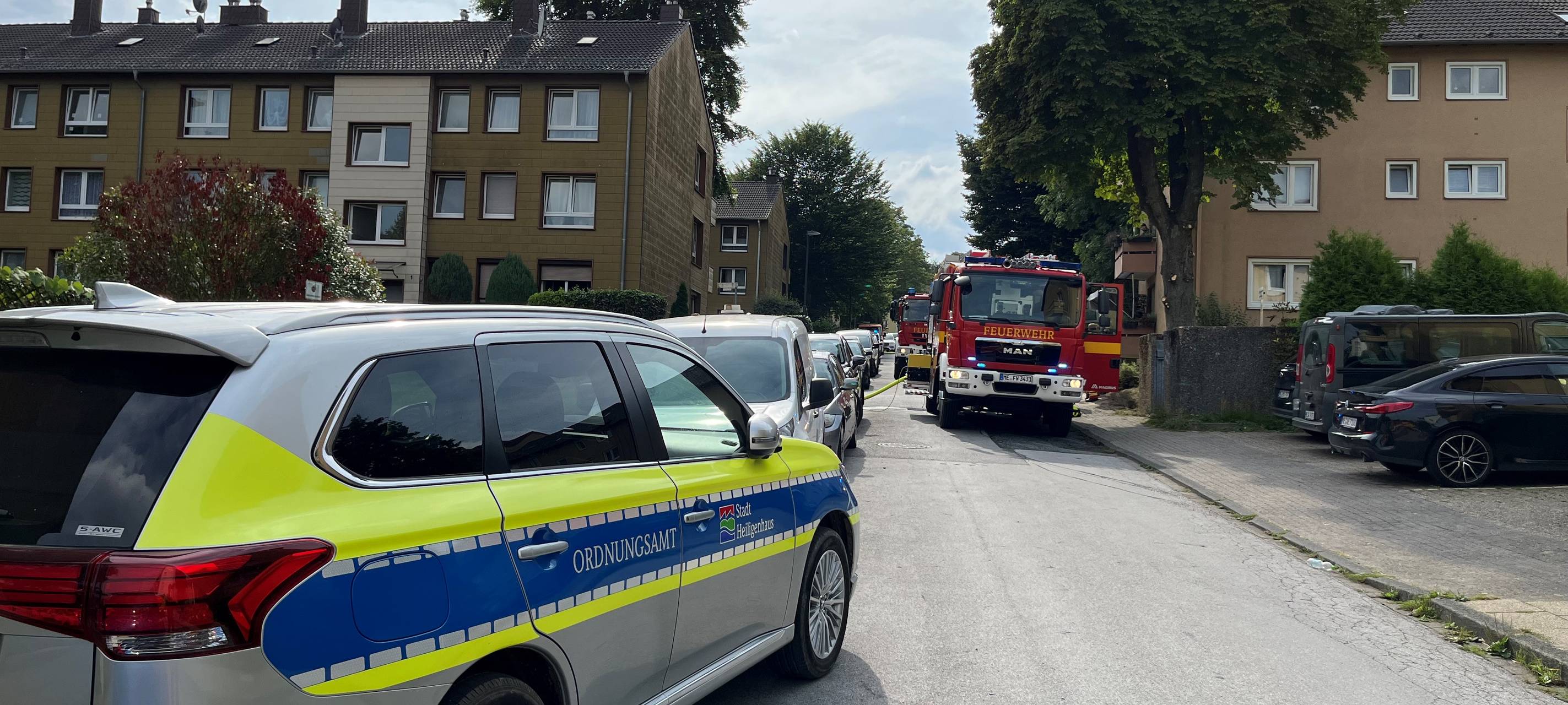 Tiere aus brennender Wohnung gerettet