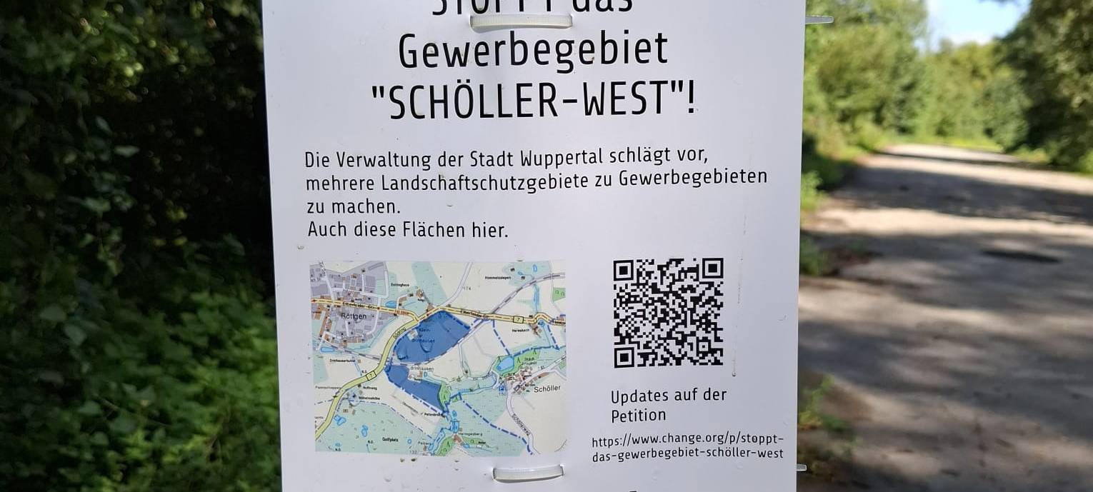 Petition gegen Gewerbegebiet bei Mettmann und Haan