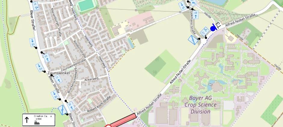 Arbeiten Alfred-Nobel-Straße Monheim